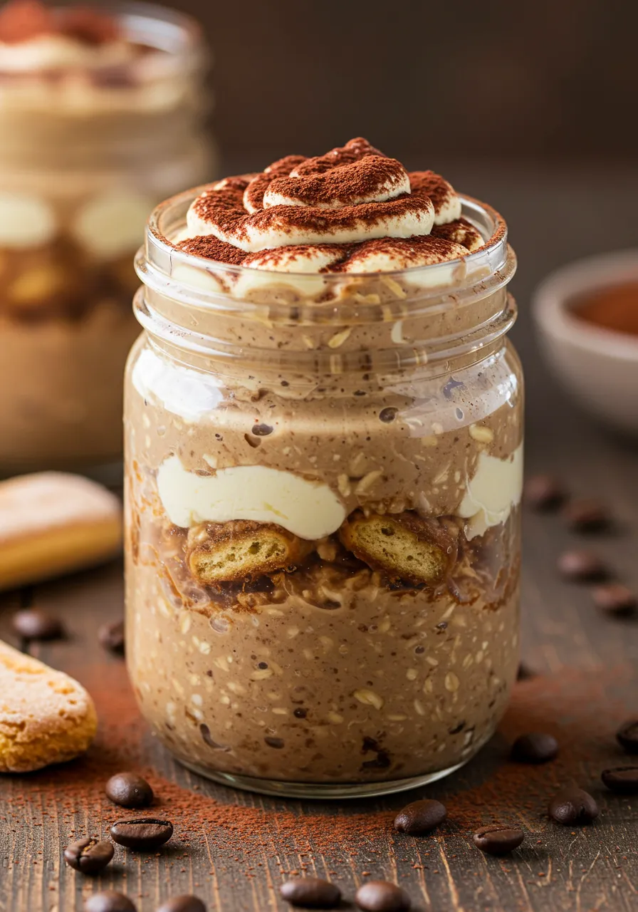 Tiramisu Overnight Oats - tertiary view